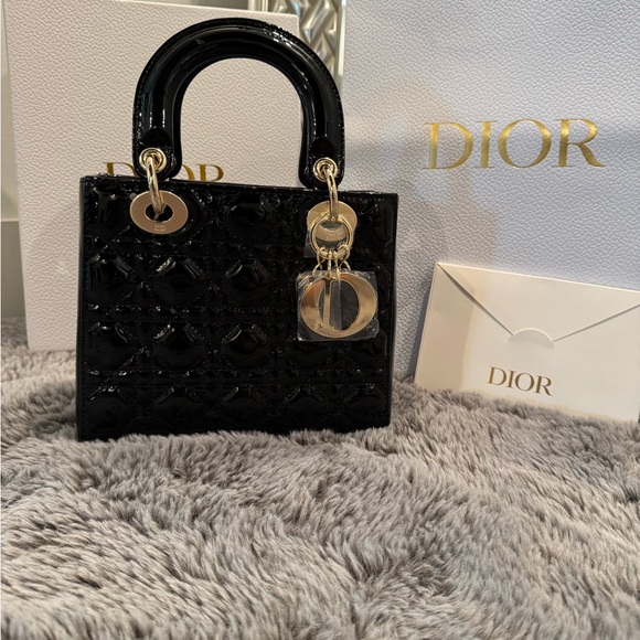 Dior Black Mini Bag with Gold Accents - Picture 1 of 4